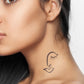 Annabella face temporary tattoo