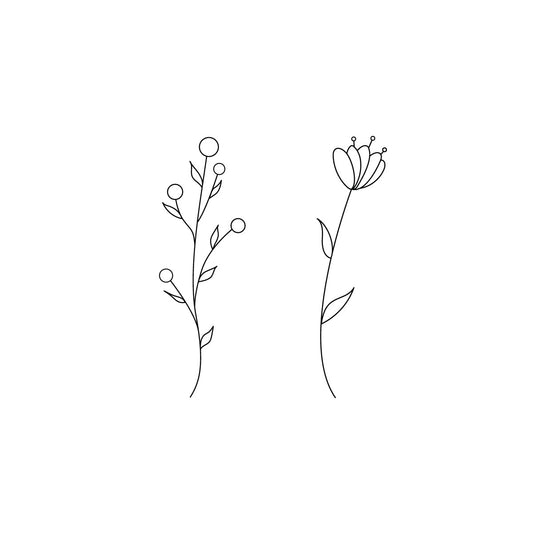 Hand in hand flowers