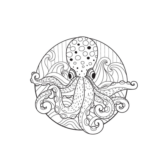 Octopus temporary tattoo